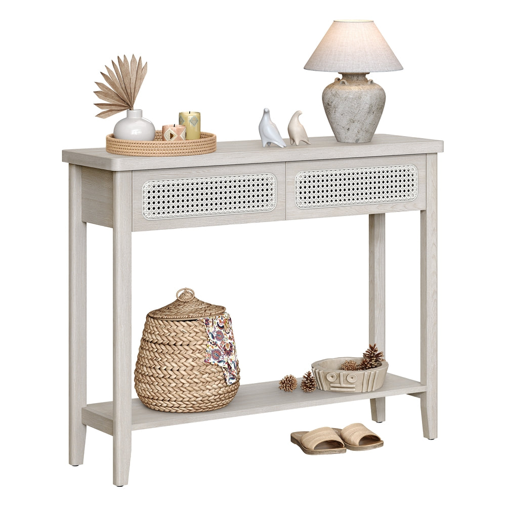 Console Table With Drawers And Shelf - product photo 08
