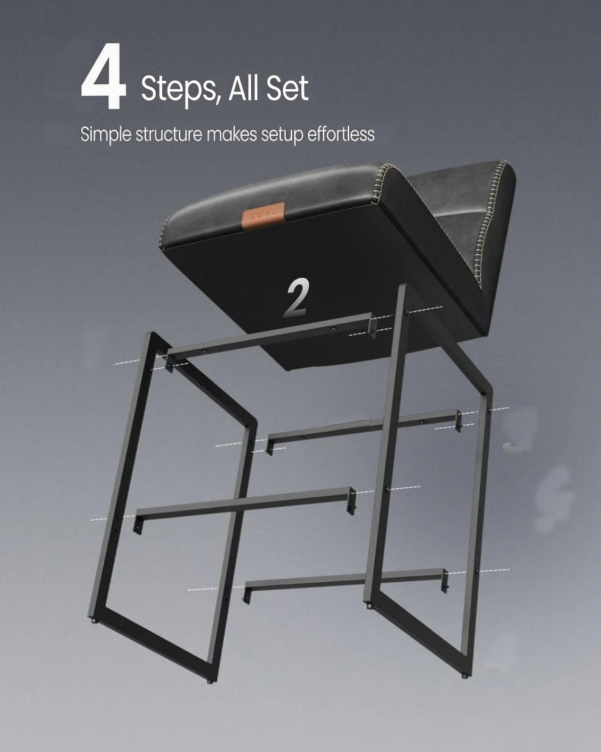 Counter Height Bar Stools Set of 2 with Back and Upholstered Seats – product view 10 | Ridgefield Furniture