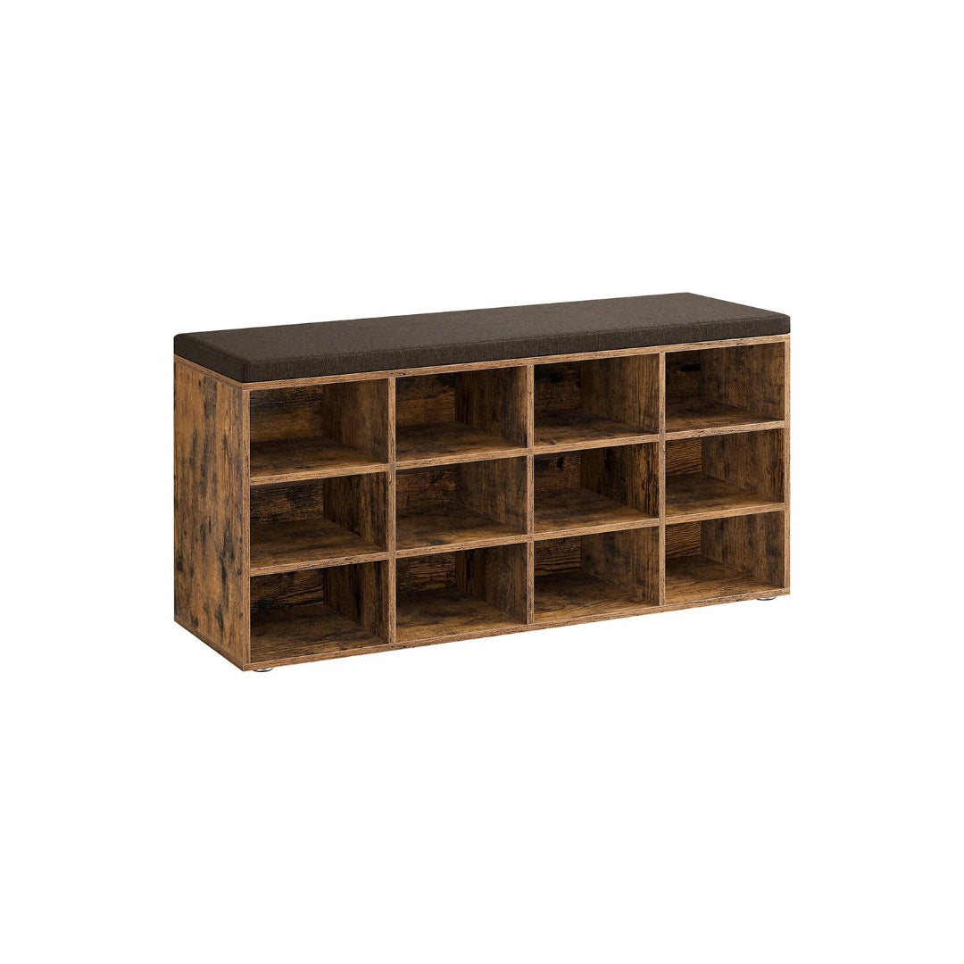 Shoe Storage Bench With Cushion – product view 7 | Ridgefield Furniture