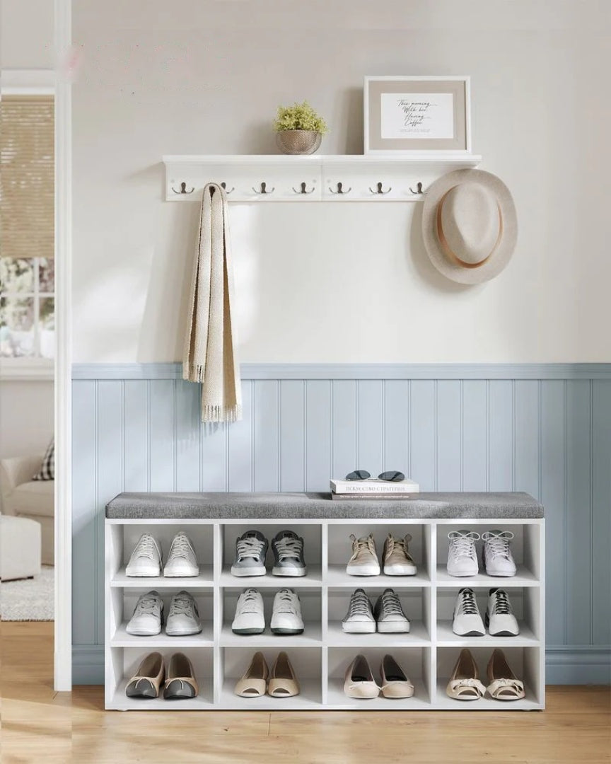 Shoe Storage Bench With Cushion – product view 20 | Ridgefield Furniture