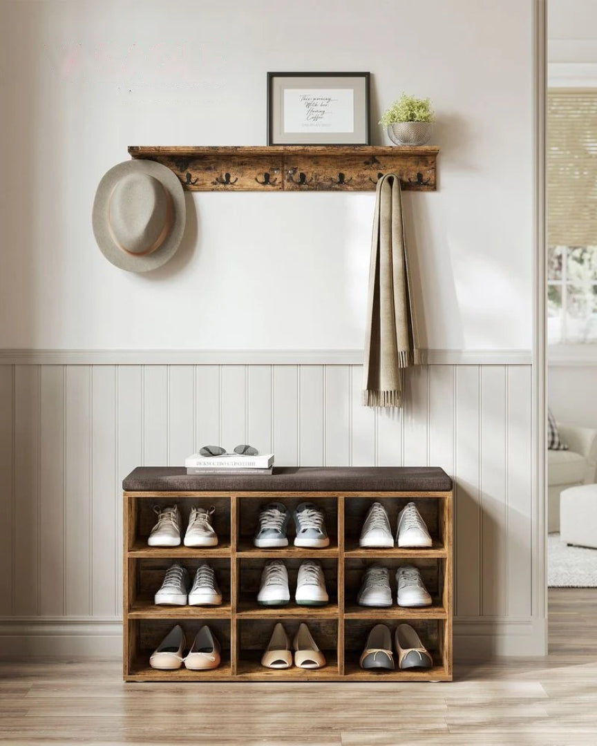 Shoe Storage Bench With Cushion – product view 24 | Ridgefield Furniture