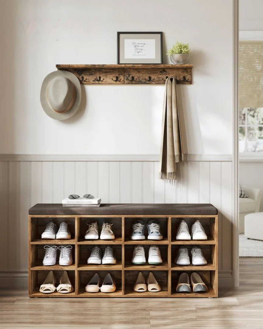 Shoe Storage Bench With Cushion – product view 30 | Ridgefield Furniture