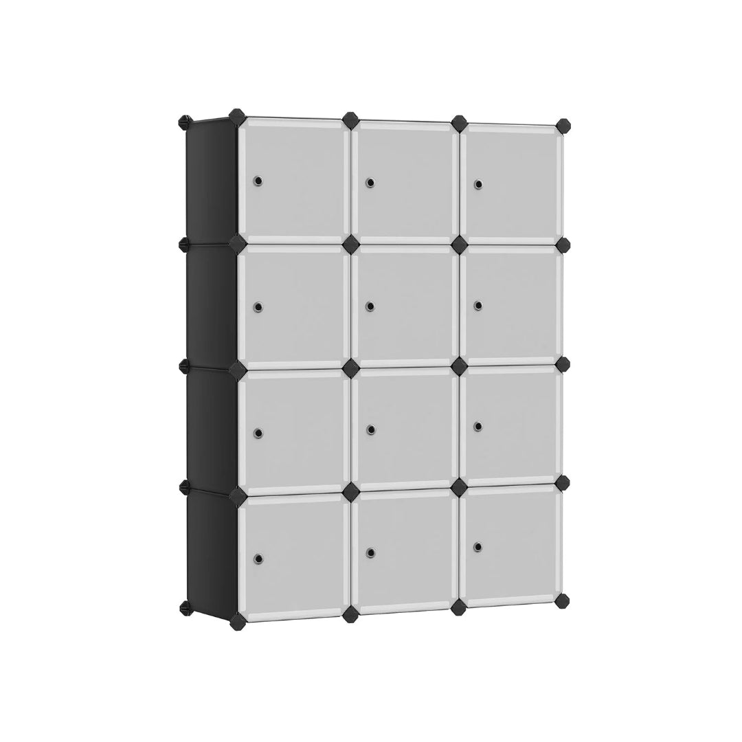 Cube Storage Cabinet With Doors 9 To 16 Plastic Cubes – product view 4 | Ridgefield Furniture