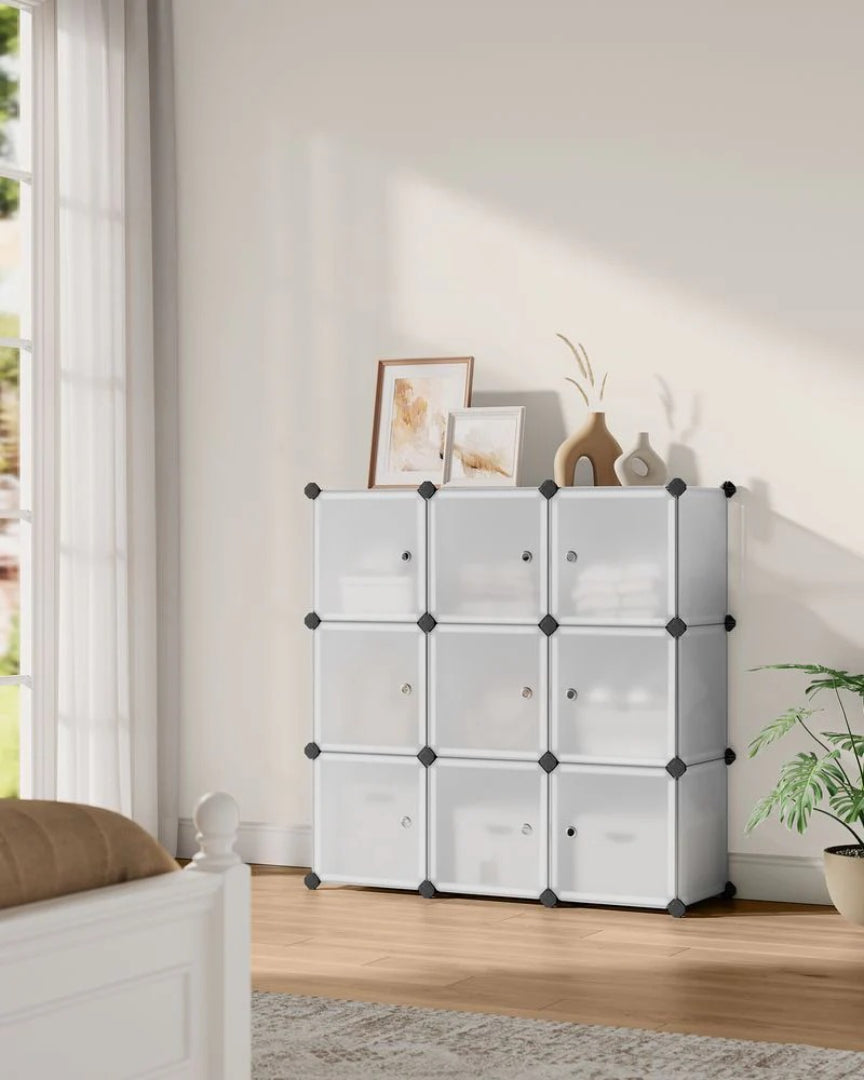 Cube Storage Cabinet With Doors 9 To 16 Plastic Cubes – product view 8 | Ridgefield Furniture
