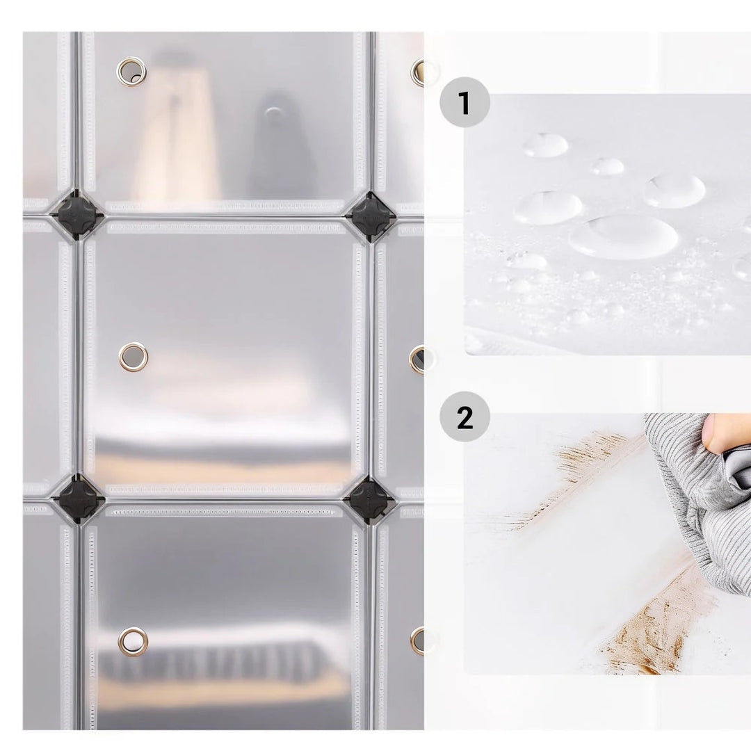 Cube Storage Cabinet With Doors 9 To 16 Plastic Cubes – product view 21 | Ridgefield Furniture