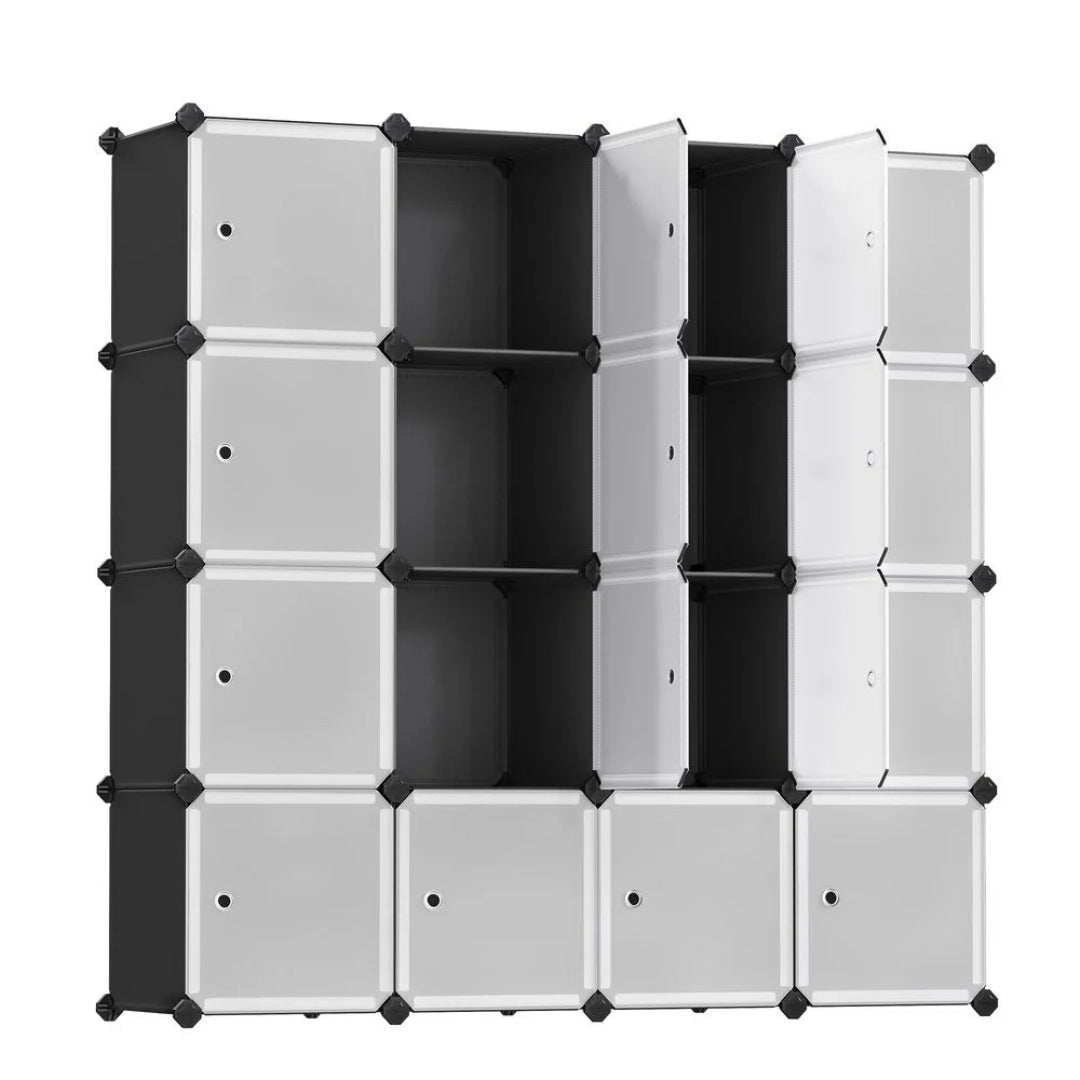 Cube Storage Cabinet With Doors 9 To 16 Plastic Cubes – product view 26 | Ridgefield Furniture