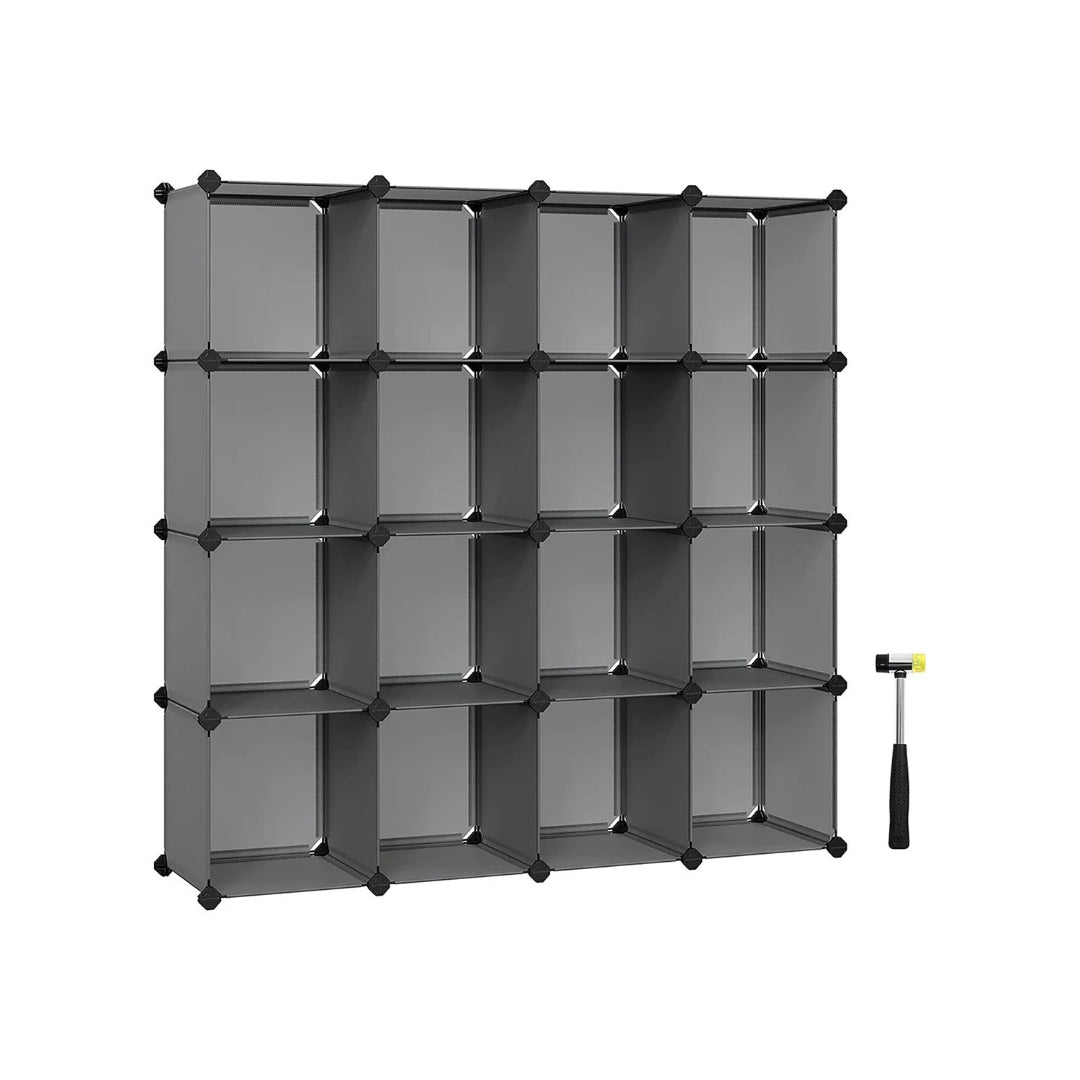 Cube Storage Organizer 12 Or 16 Modular Shelving Units – product view 3 | Ridgefield Furniture