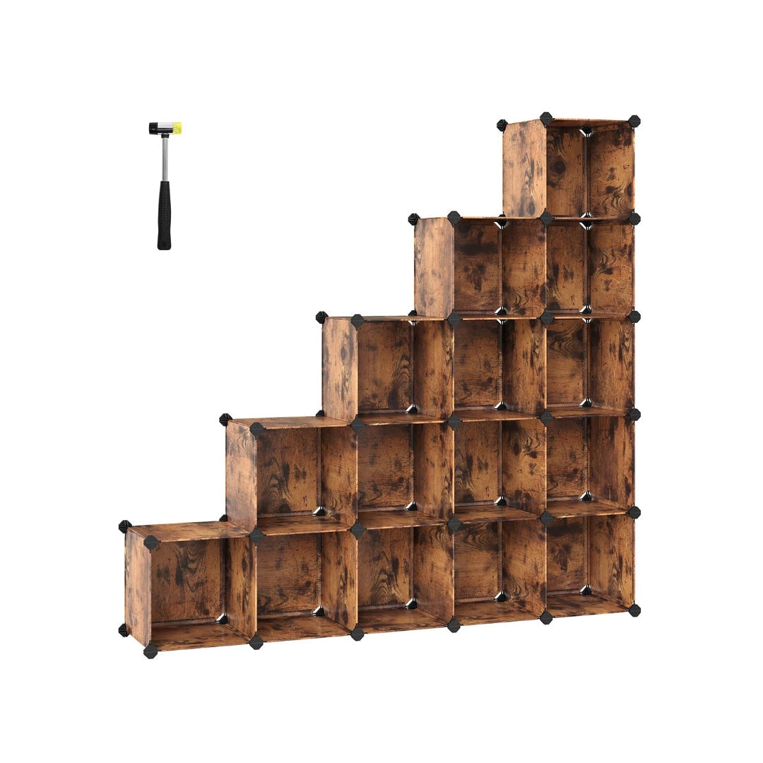Cube Storage Organizer 12 Or 16 Modular Shelving Units – product view 4 | Ridgefield Furniture
