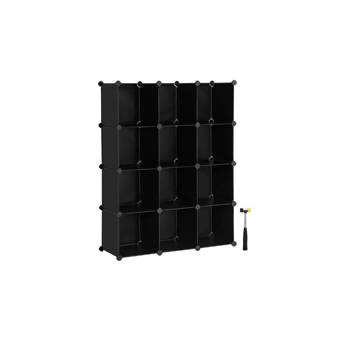 Cube Storage Organizer 12 Or 16 Modular Shelving Units – product view 6 | Ridgefield Furniture