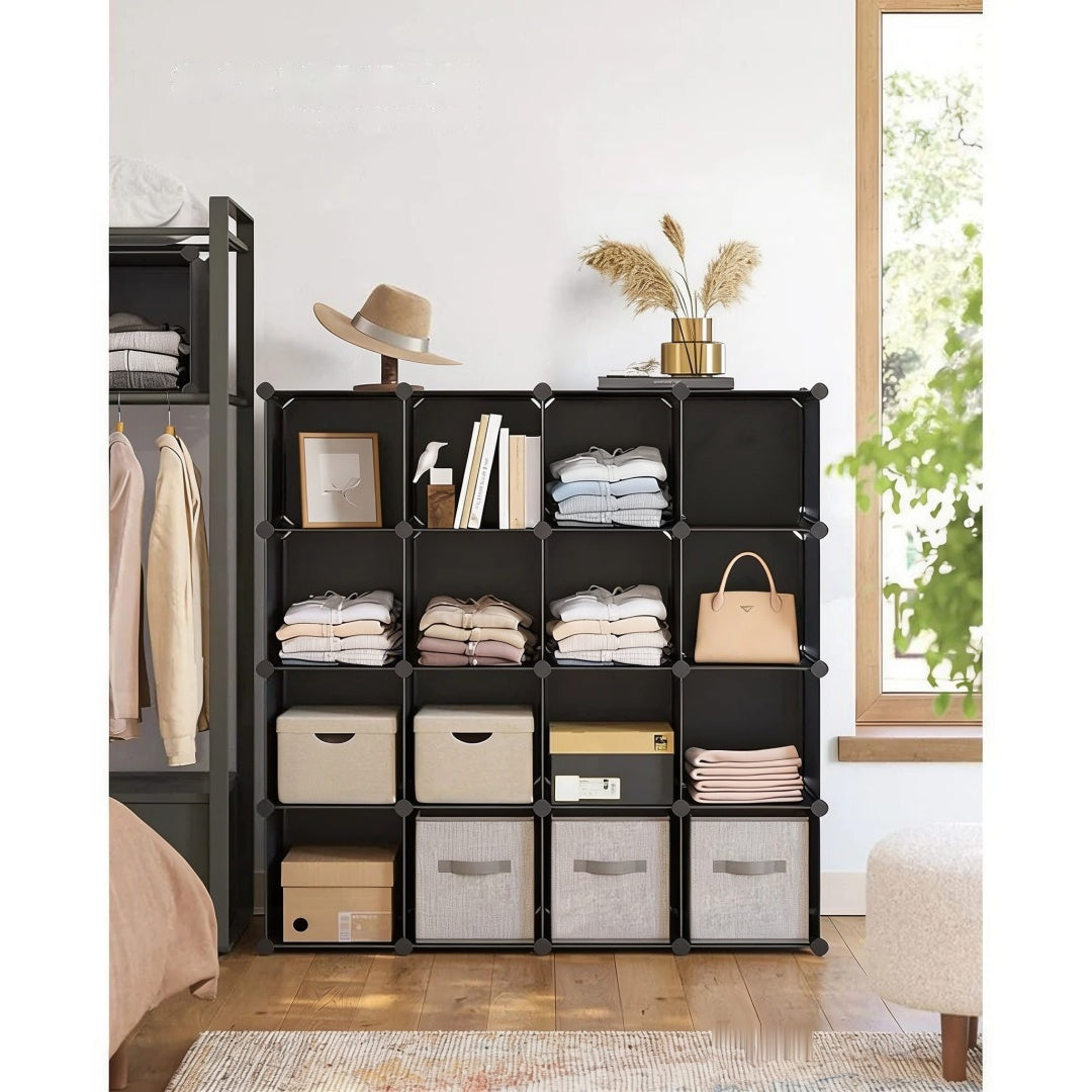 Cube Storage Organizer 12 Or 16 Modular Shelving Units – product view 8 | Ridgefield Furniture