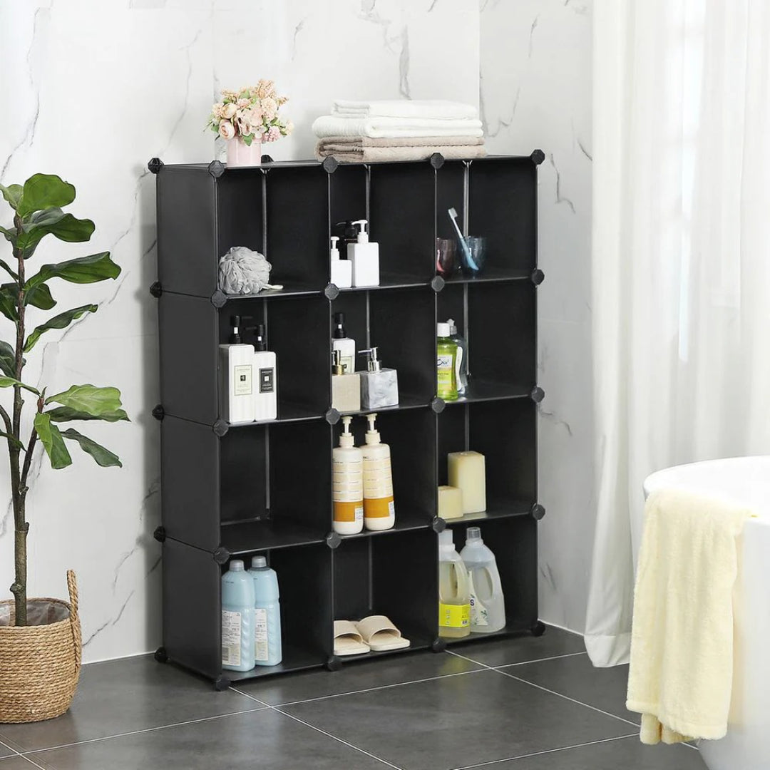Cube Storage Organizer 12 Or 16 Modular Shelving Units – product view 14 | Ridgefield Furniture