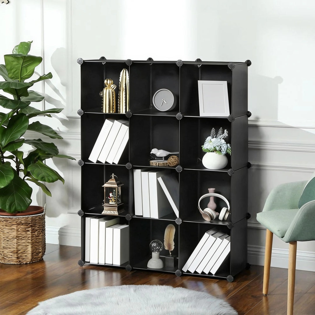 Cube Storage Organizer 12 Or 16 Modular Shelving Units – product view 16 | Ridgefield Furniture