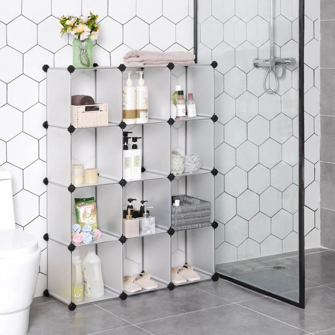 Cube Storage Organizer 12 Or 16 Modular Shelving Units – product view 22 | Ridgefield Furniture