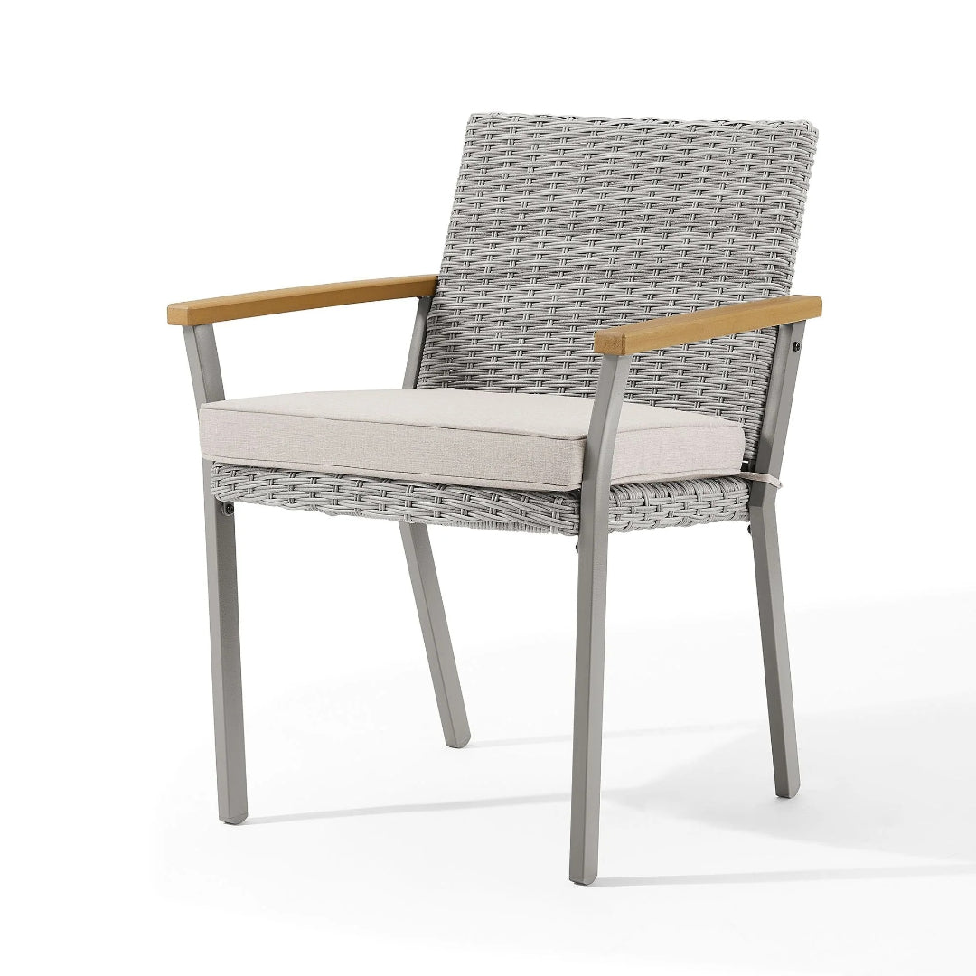 Dining Chair Outdoor Patio Chair With Cushioned Seat 265lb Capacity – product view 1 | Ridgefield Furniture