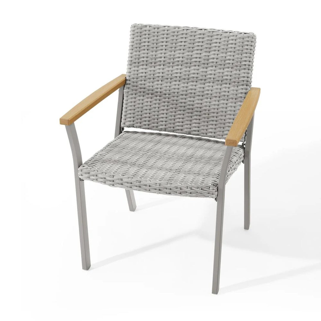Dining Chair Outdoor Patio Chair With Cushioned Seat 265lb Capacity – product view 5 | Ridgefield Furniture