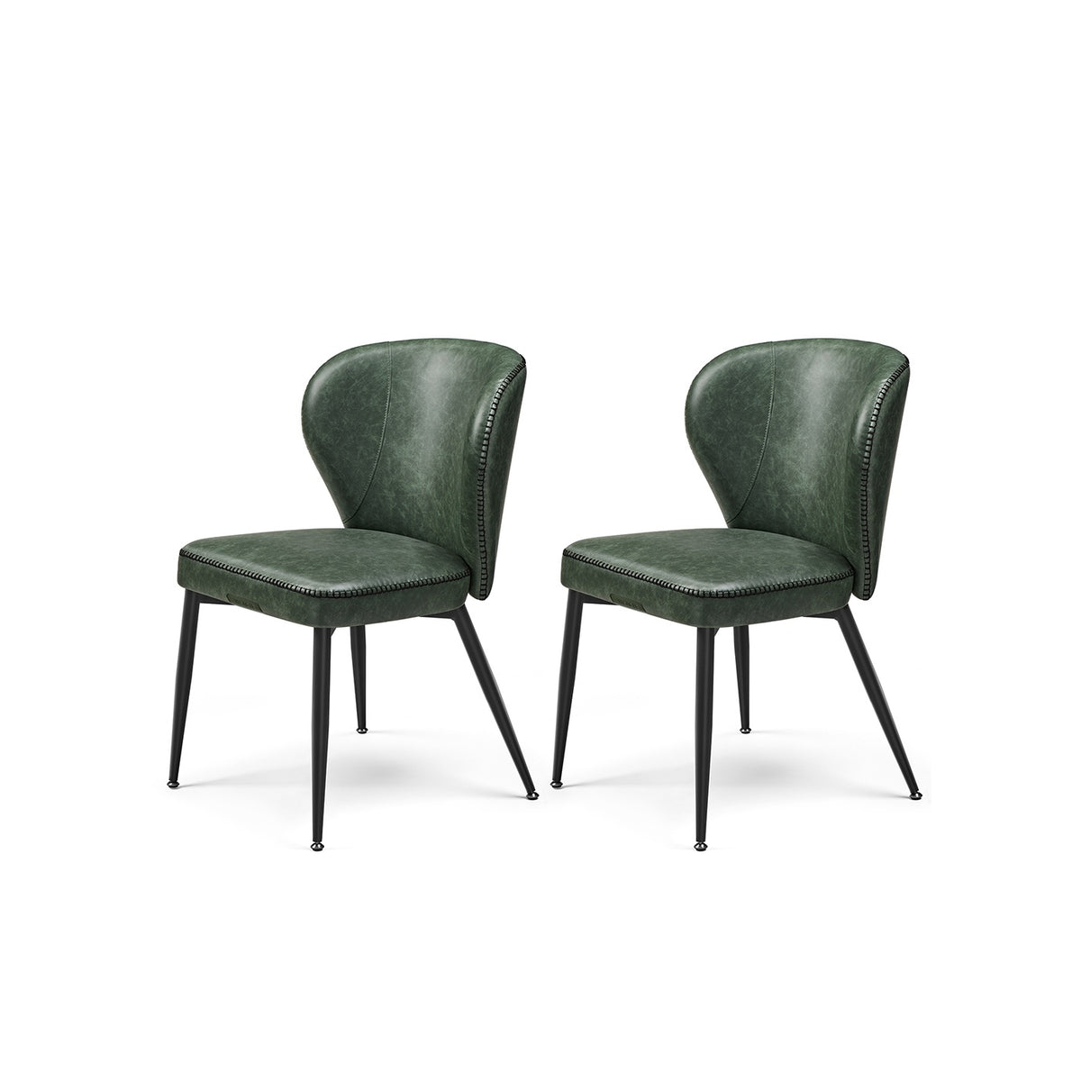 Dining Chairs Set Of 2, 4 Or 6 With Upholstered Seats And Steel Legs - product photo 89