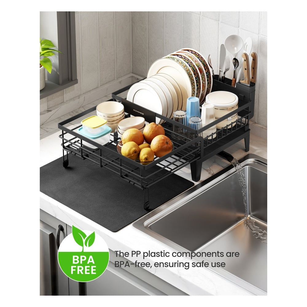 Dish Kitchen Dish Rack With Drainboard - product photo 22