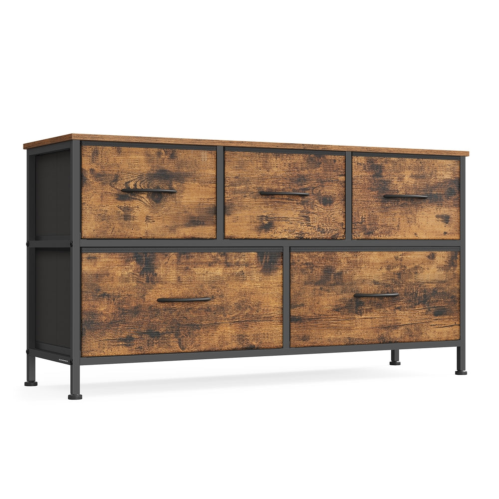 Dresser For Bedroom, Wide Dresser With 5 Fabric Drawers - product photo 07