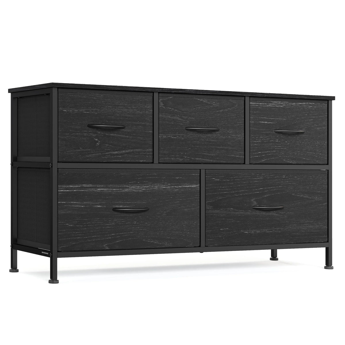 Dresser For Bedroom, Wide Dresser With 5 Fabric Drawers - ULGS322BE02S