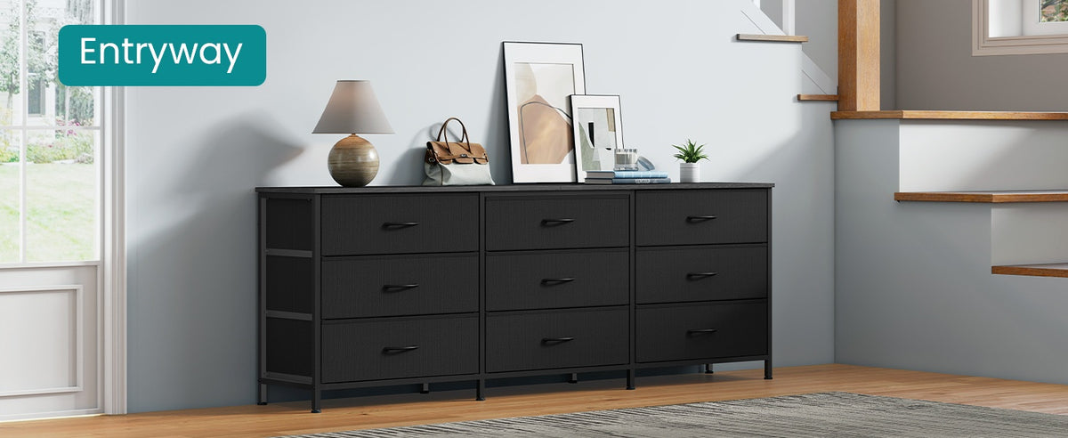 Dresser With 9 Fabric Drawers, TV Stand For TVs Up To 70 Inches - product photo 27