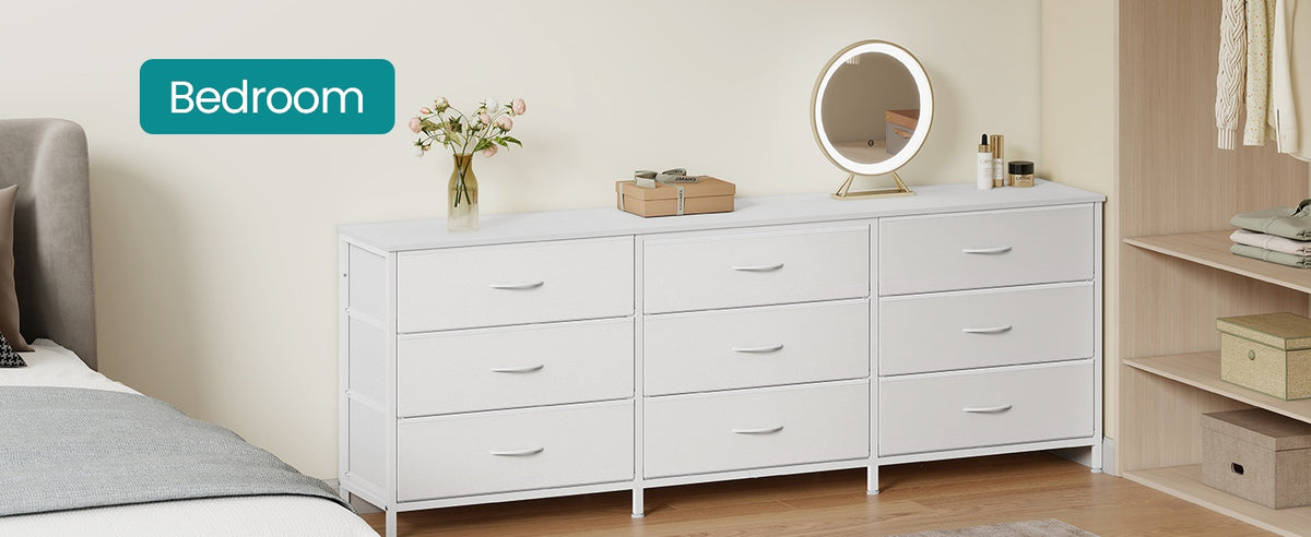 Dresser With 9 Fabric Drawers, TV Stand For TVs Up To 70 Inches - product photo 34