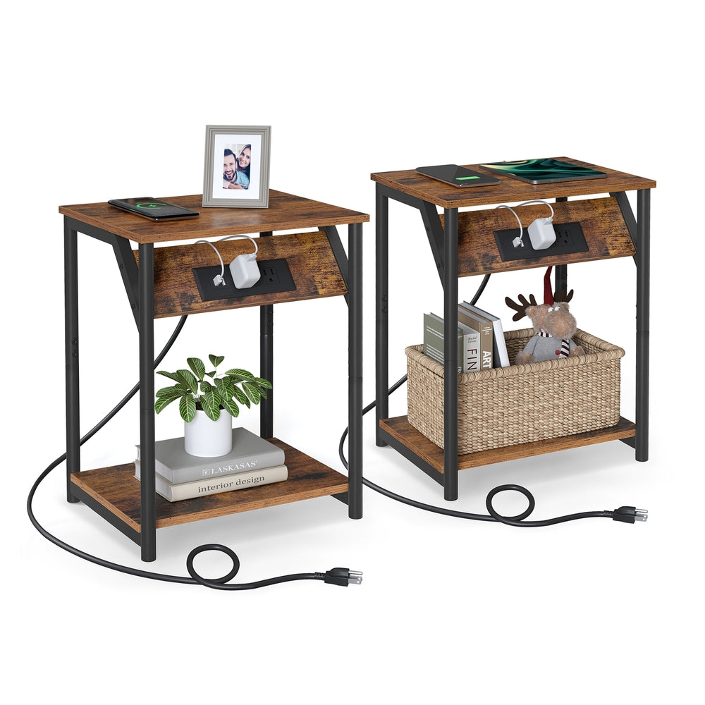 End Table With USB Ports And Outlets - product photo 19