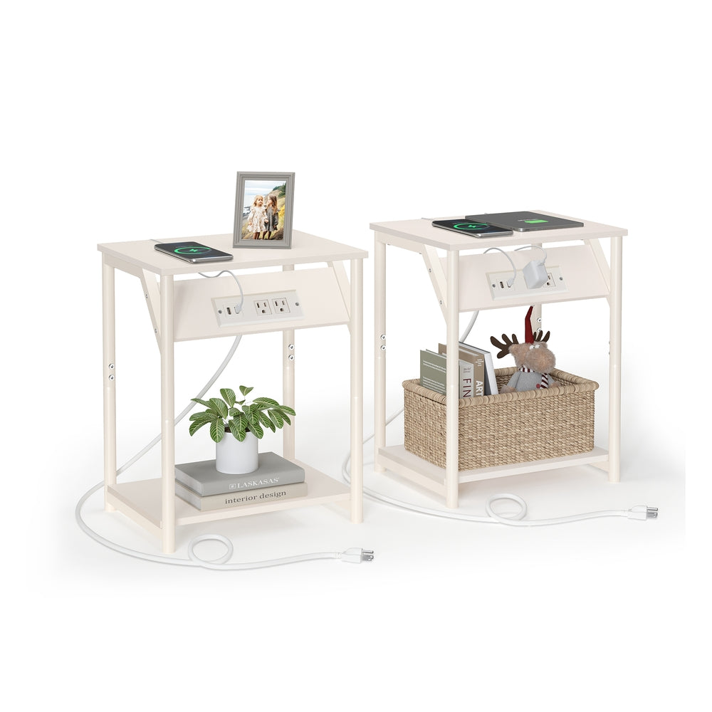 End Table With USB Ports And Outlets - product photo 58