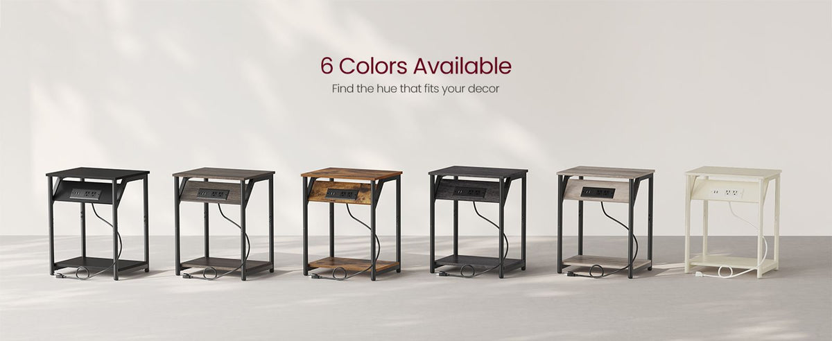 End Table With USB Ports And Outlets - product photo 69