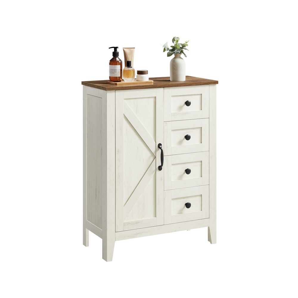 Farmhouse Bathroom Floor Cabinet With 4 Drawers - product photo 01