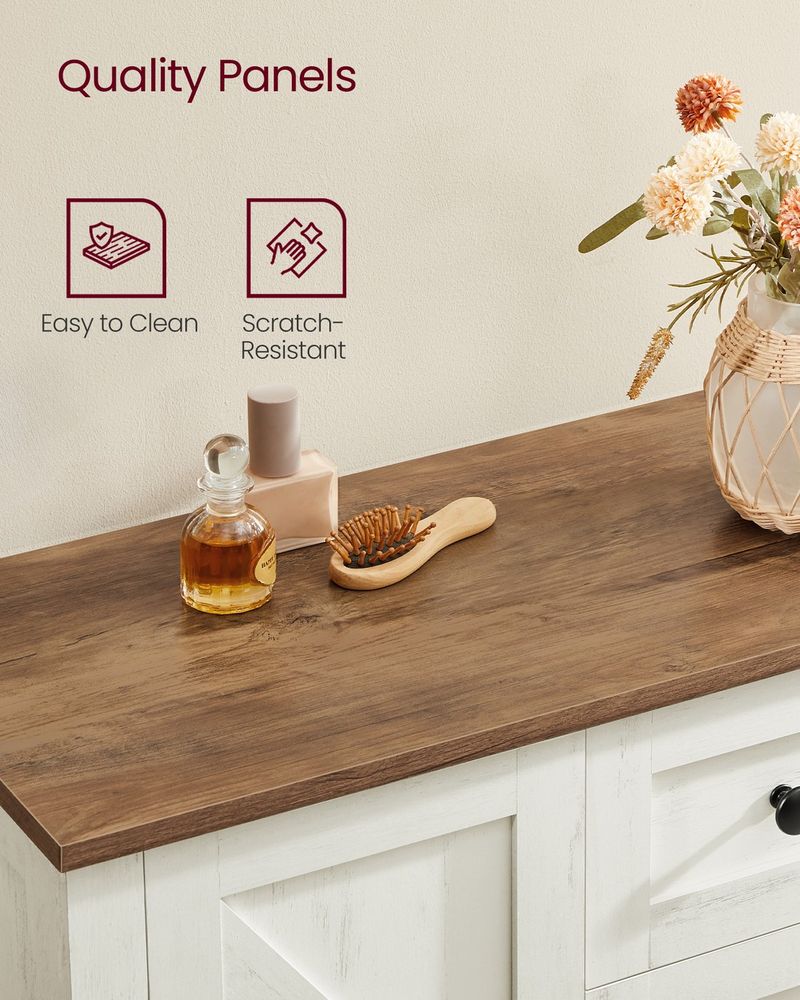 Farmhouse Bathroom Floor Cabinet With 4 Drawers - product photo 04