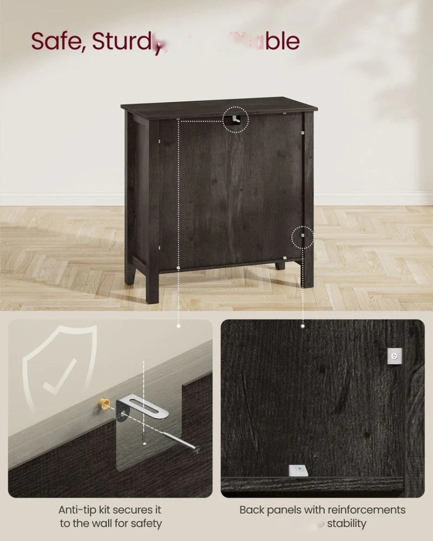 Farmhouse Buffet Cabinet with Drawer and Adjustable Shelf Storage – product view 15 | Ridgefield Furniture