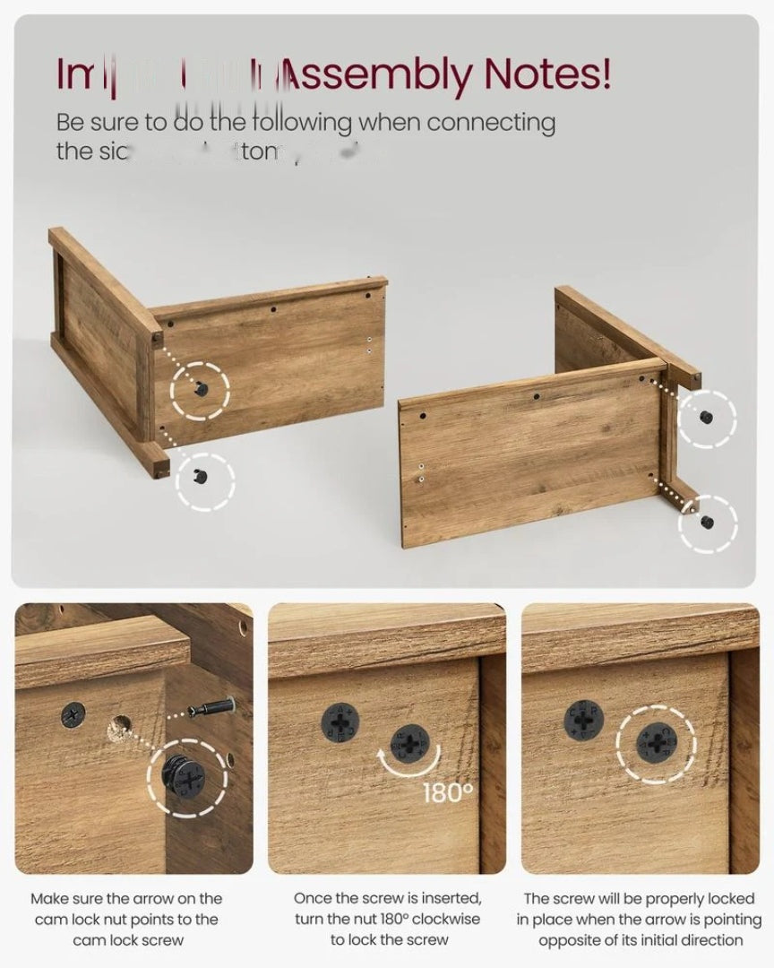 Farmhouse Buffet Storage Cabinet with Adjustable Shelves and 4 Doors – product view 15 | Ridgefield Furniture