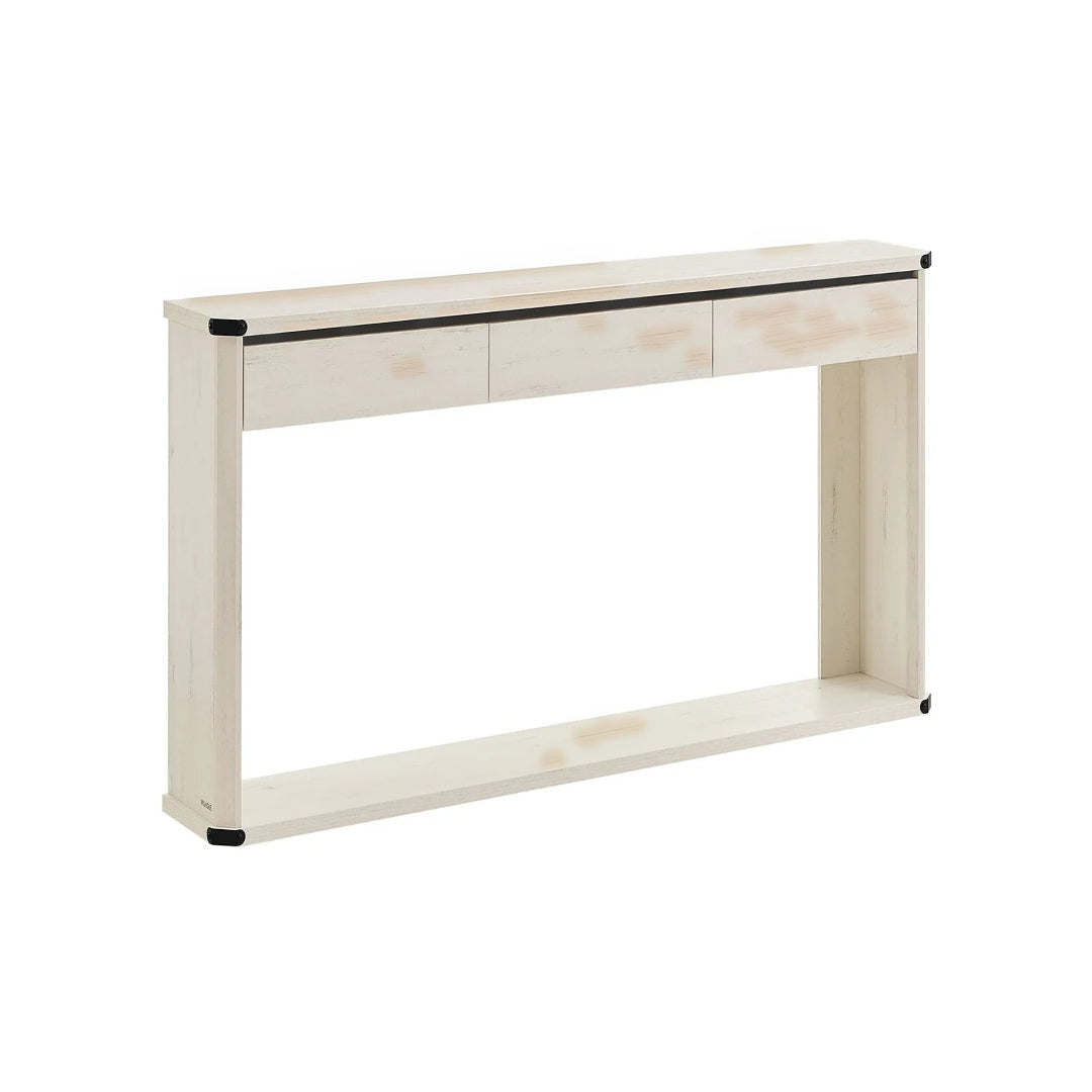 Farmhouse Console Table with 3 Drawers and Shelf – product view 4 | Ridgefield Furniture