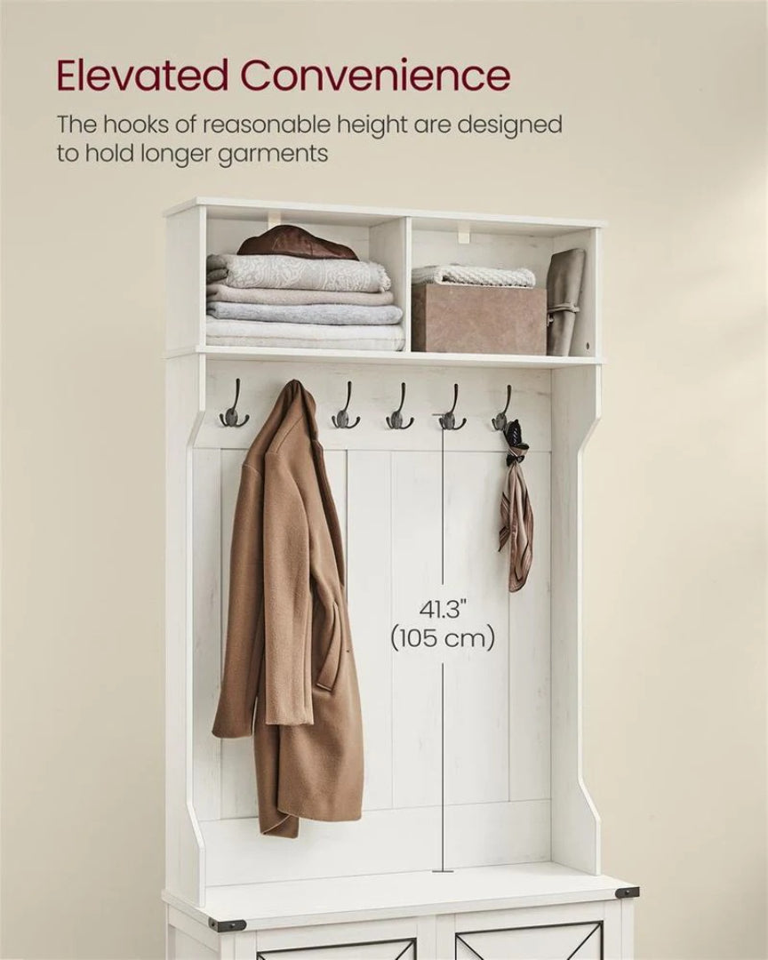 Hall Tree With Bench – product view 4 | Ridgefield Furniture