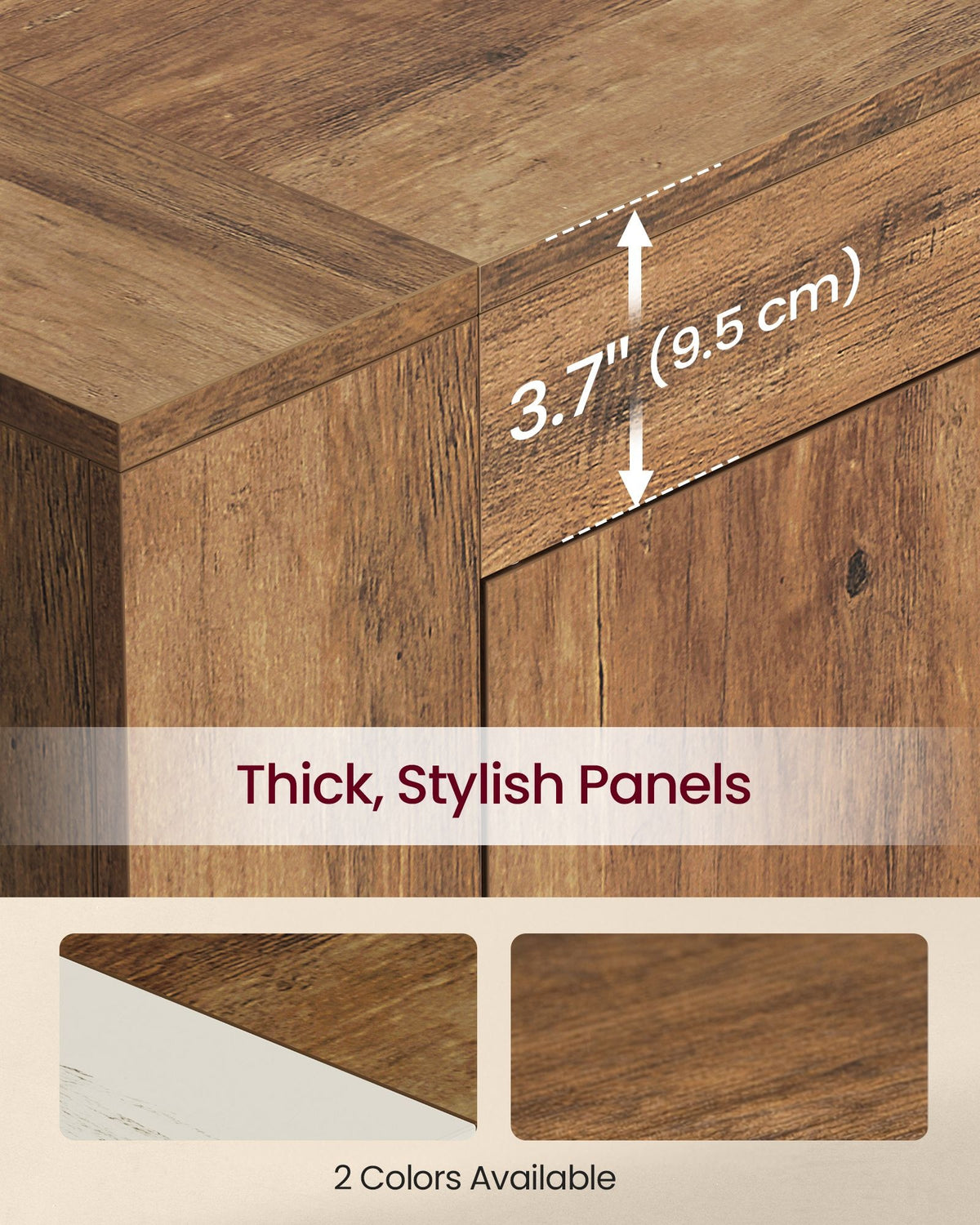 Farmhouse TV Stand With Storage Cabinets, 58 Or 70 Inch Media Console - product photo 14