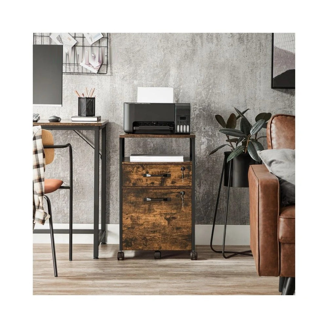 Mobile Filing Cabinet With Wheels – product view 4 | Ridgefield Furniture