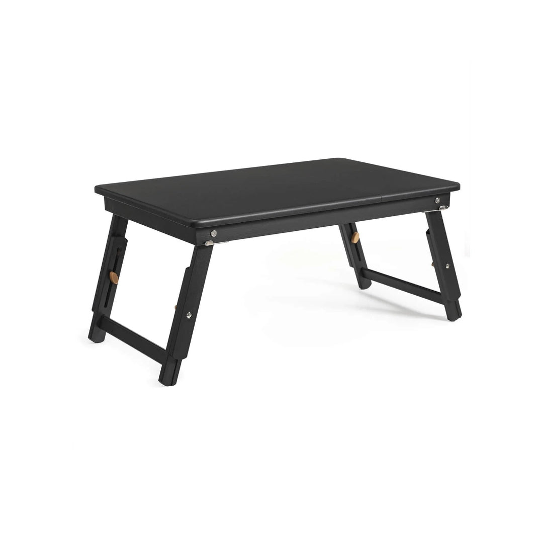Bamboo Laptop Bed Desk With Tilting Top & Adjustable Height – product view 2 | Ridgefield Furniture
