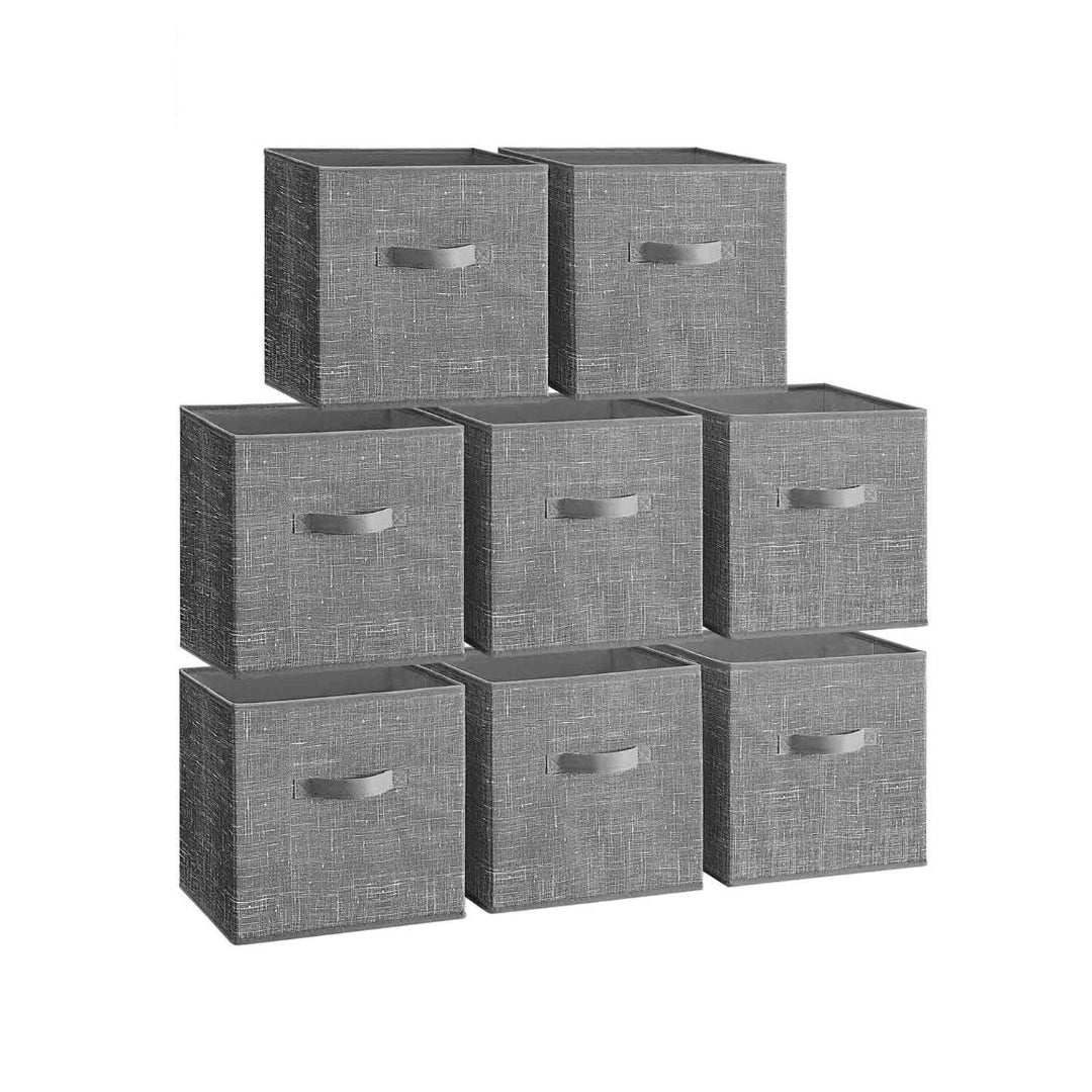 Foldable Storage Cubes Set Of 8 Fabric Bins – product view 1 | Ridgefield Furniture