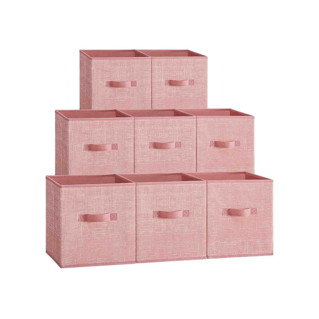 Foldable Storage Cubes Set Of 8 Fabric Bins – product view 5 | Ridgefield Furniture