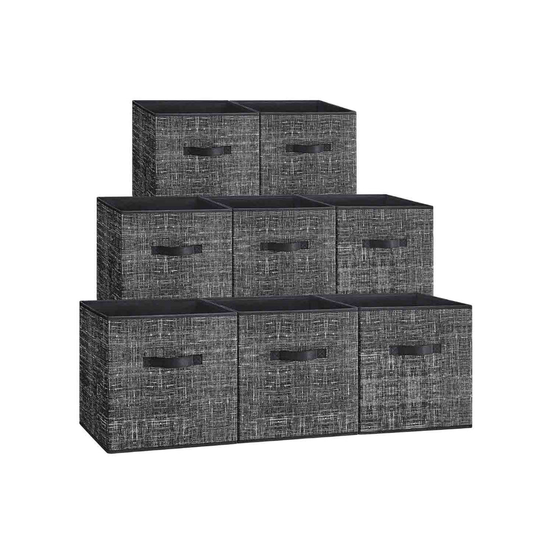 Foldable Storage Cubes Set Of 8 Fabric Bins – product view 7 | Ridgefield Furniture