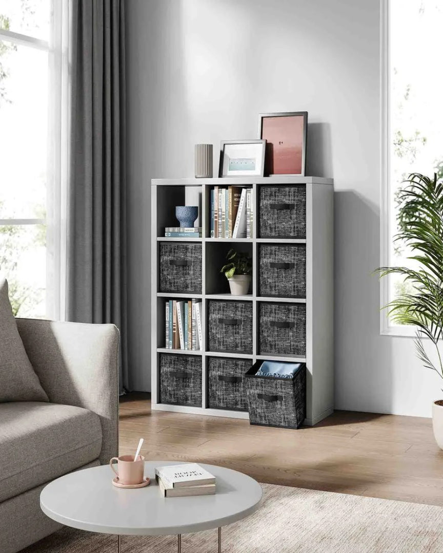Foldable Storage Cubes Set Of 8 Fabric Bins – product view 14 | Ridgefield Furniture