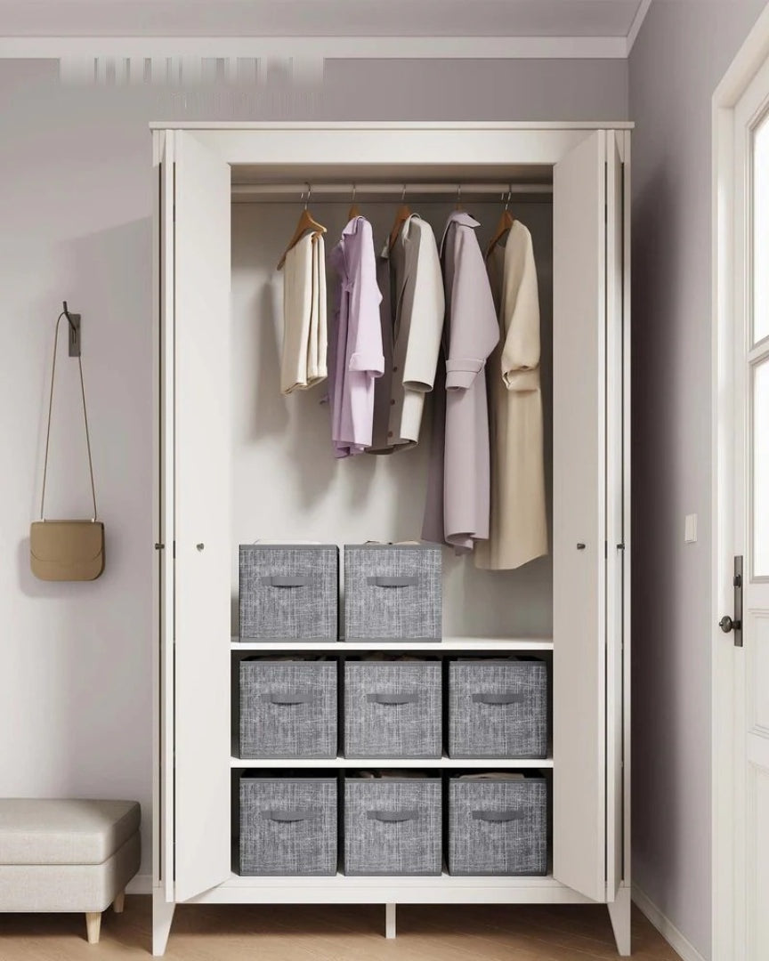 Foldable Storage Cubes Set Of 8 Fabric Bins – product view 22 | Ridgefield Furniture