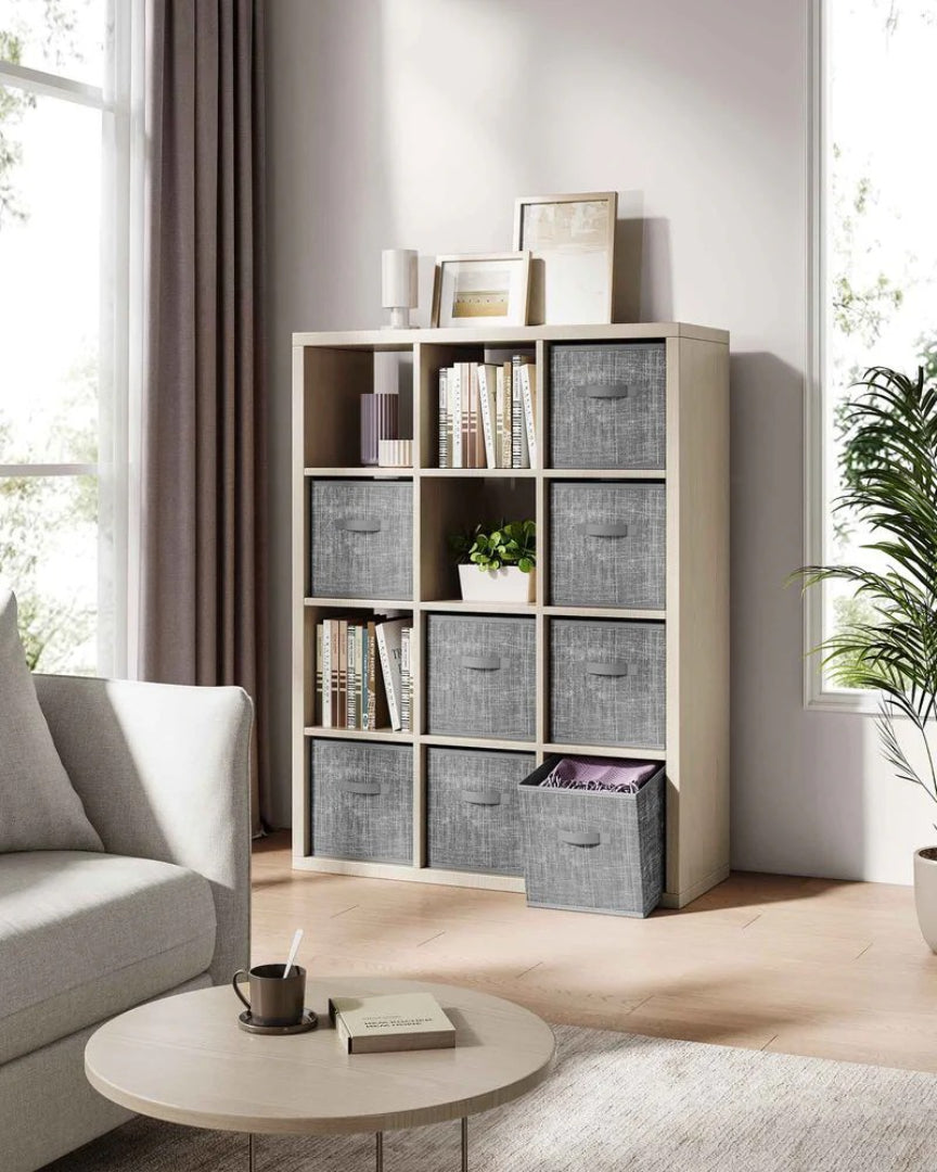 Foldable Storage Cubes Set Of 8 Fabric Bins – product view 23 | Ridgefield Furniture