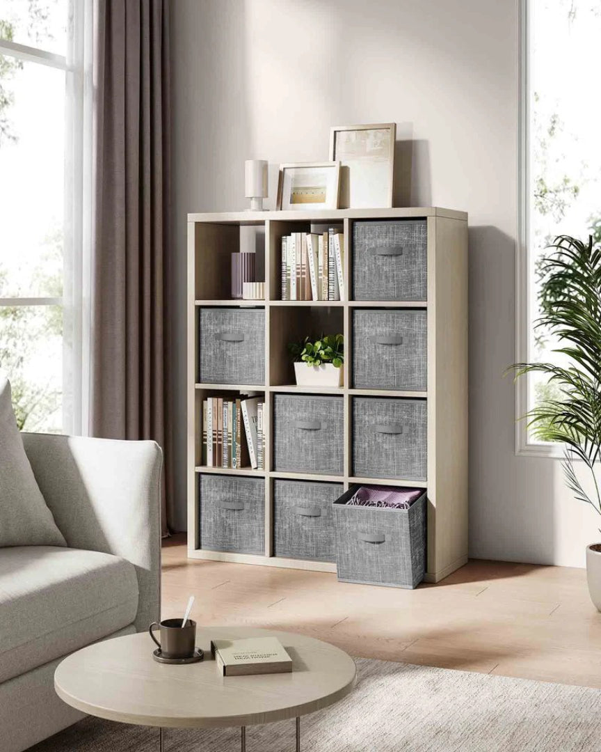 Foldable Storage Cubes Set Of 8 Fabric Bins – product view 24 | Ridgefield Furniture