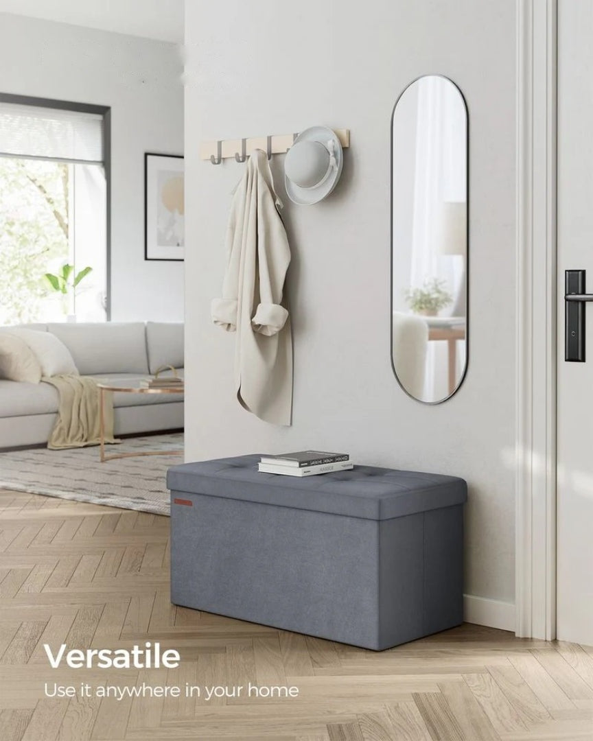 30/43 Inch Storage Ottoman Bench With Flip Lid & Storage Boxes – product view 18 | Ridgefield Furniture