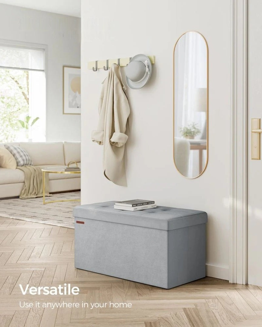 30/43 Inch Storage Ottoman Bench With Flip Lid & Storage Boxes – product view 20 | Ridgefield Furniture