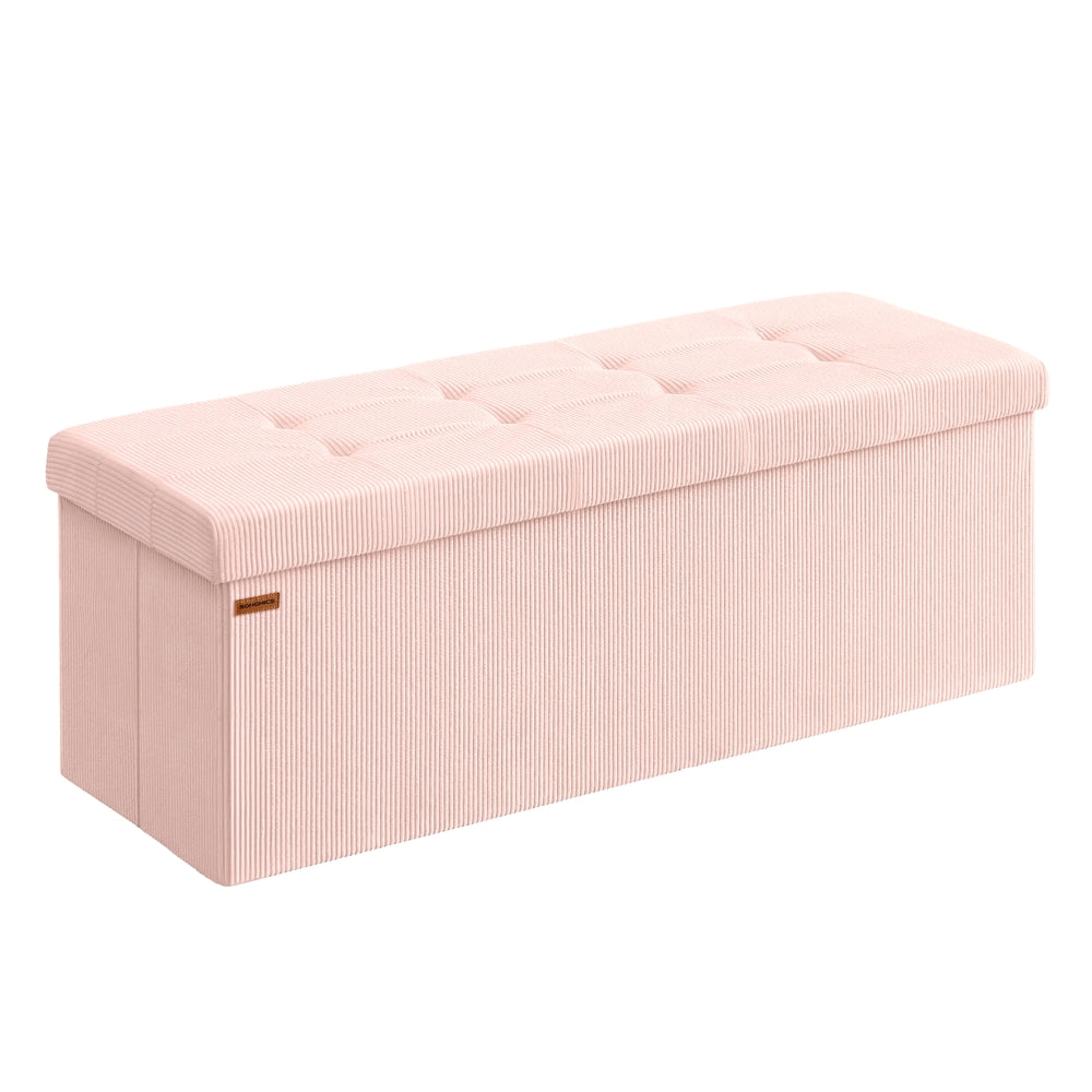 Foldable Storage Ottoman Bench With Foot Rest - product photo 13