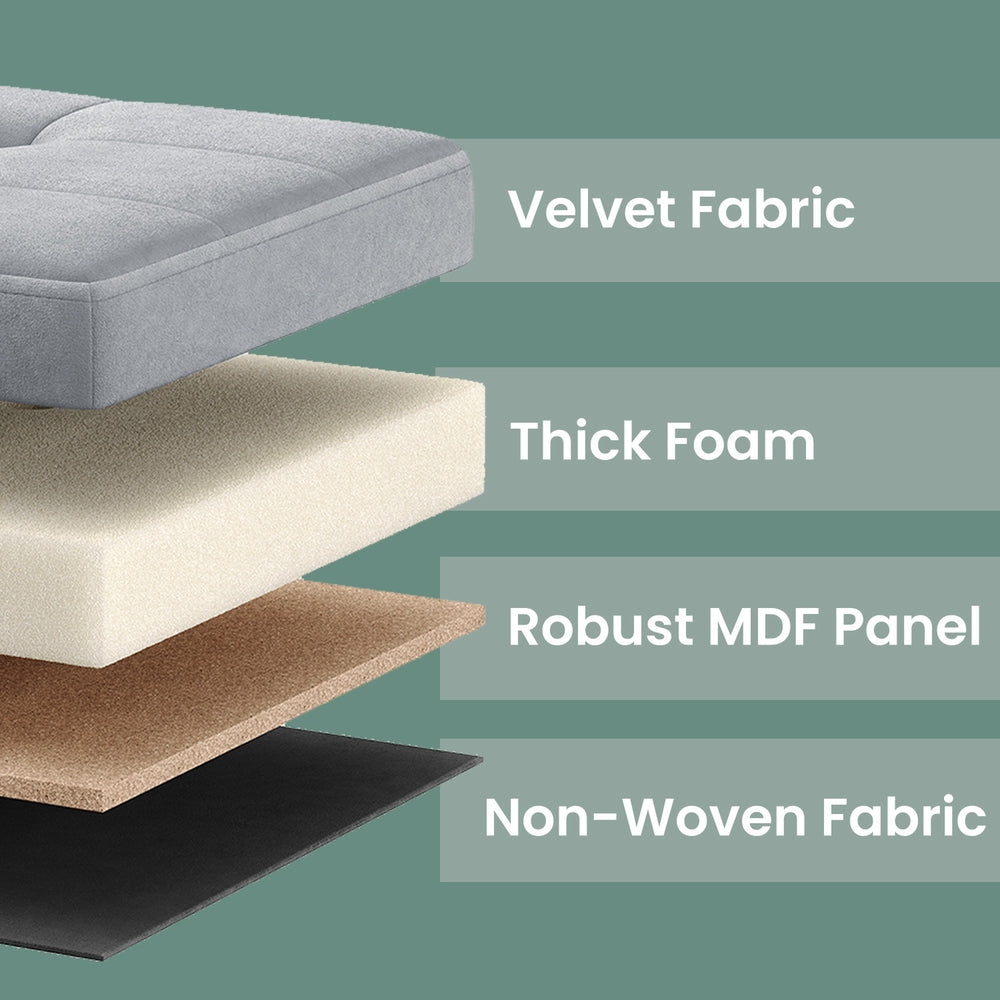 Foldable Storage Ottoman Footrest For Living Room Bedroom And Dorm - product photo 10