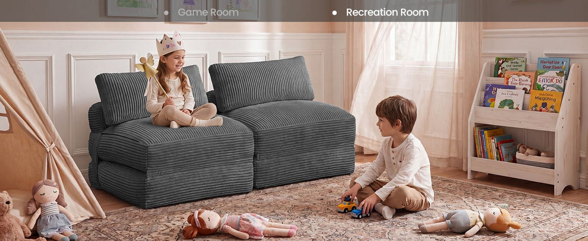 Folding Sofa Bed Convertible Chair Bed With Pillow Sleeper Chair - product photo 11