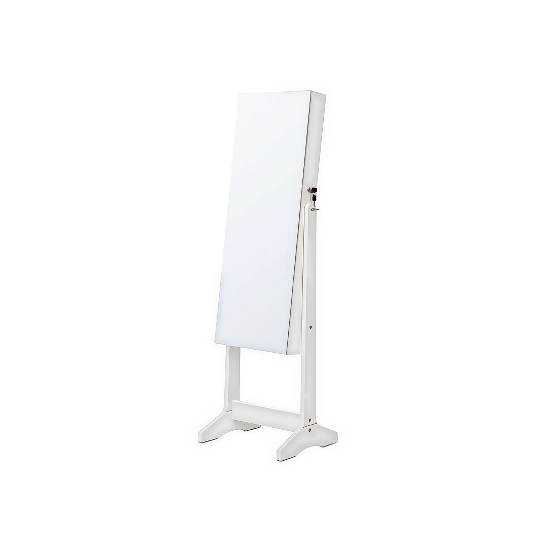 Freestanding Mirror Jewelry Cabinet Armoire With Storage – product view 1 | Ridgefield Furniture